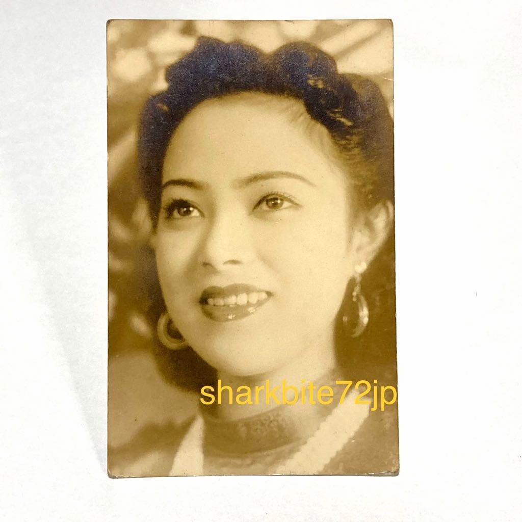 李香蘭 長谷川一夫 上原謙 戦前 絵葉書 ブロマイド 昭和 女優 俳優 戦前☆李香蘭/長谷川一夫☆女優男優小型ブロマイド☆2枚の落札情報