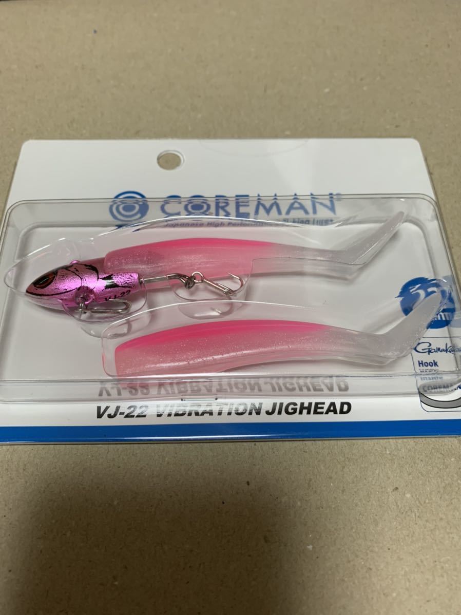 新品 激釣ルアー ナイトゲーム人気カラー 入手困難 コアマン Vj 22 ピンクヘッド 泉ナイトsp Ver 2 の落札情報詳細 ヤフオク落札価格情報 オークフリー スマートフォン版