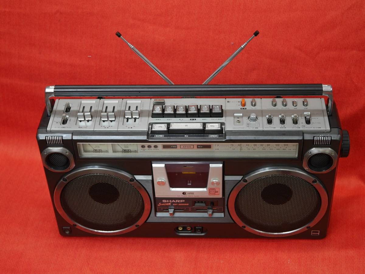 □SHARP シャープ GF-303ST ラジカセ 昭和レトロ