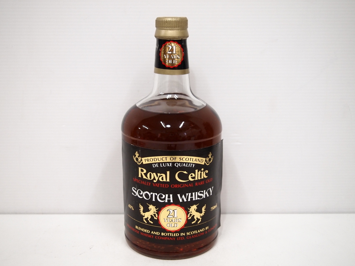 古酒 未開栓 ROYAL CELTIC ロイヤル セルティック 25年 陶器ボトル 緑