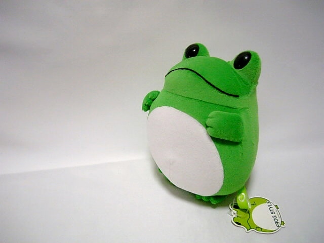 ◇フロッグスタイル ぬいぐるみ Mサイズ 緑 グリーン◇FROG STYLE