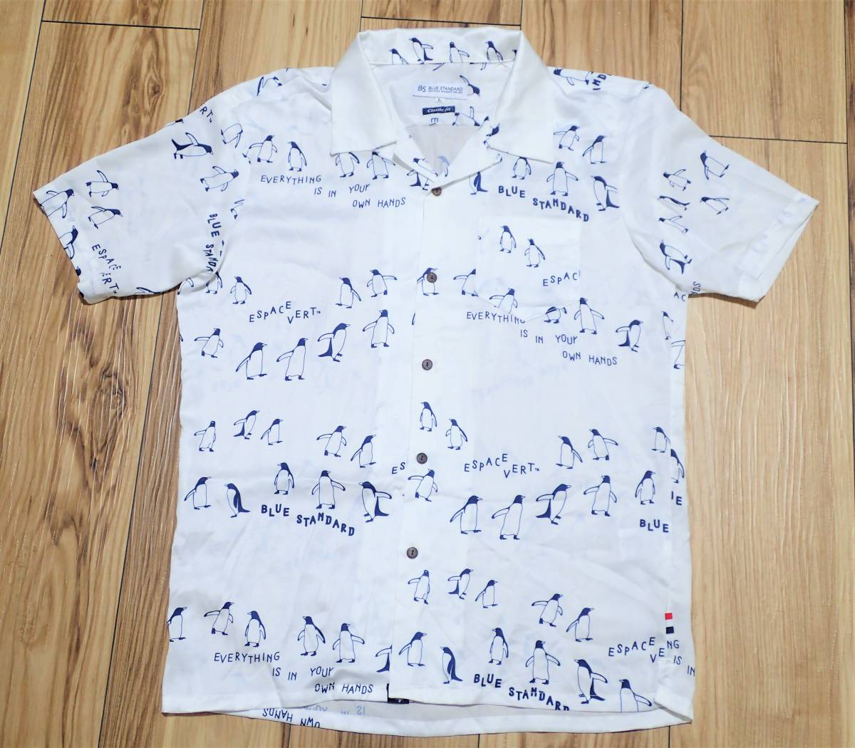 ペンギンが可愛い Bule Standard ブルースタンダード ポリエステル 半袖 開襟 アロハシャツ カジュアルシャツ メンズ Lサイズ の落札情報詳細 ヤフオク落札価格情報 オークフリー スマートフォン版