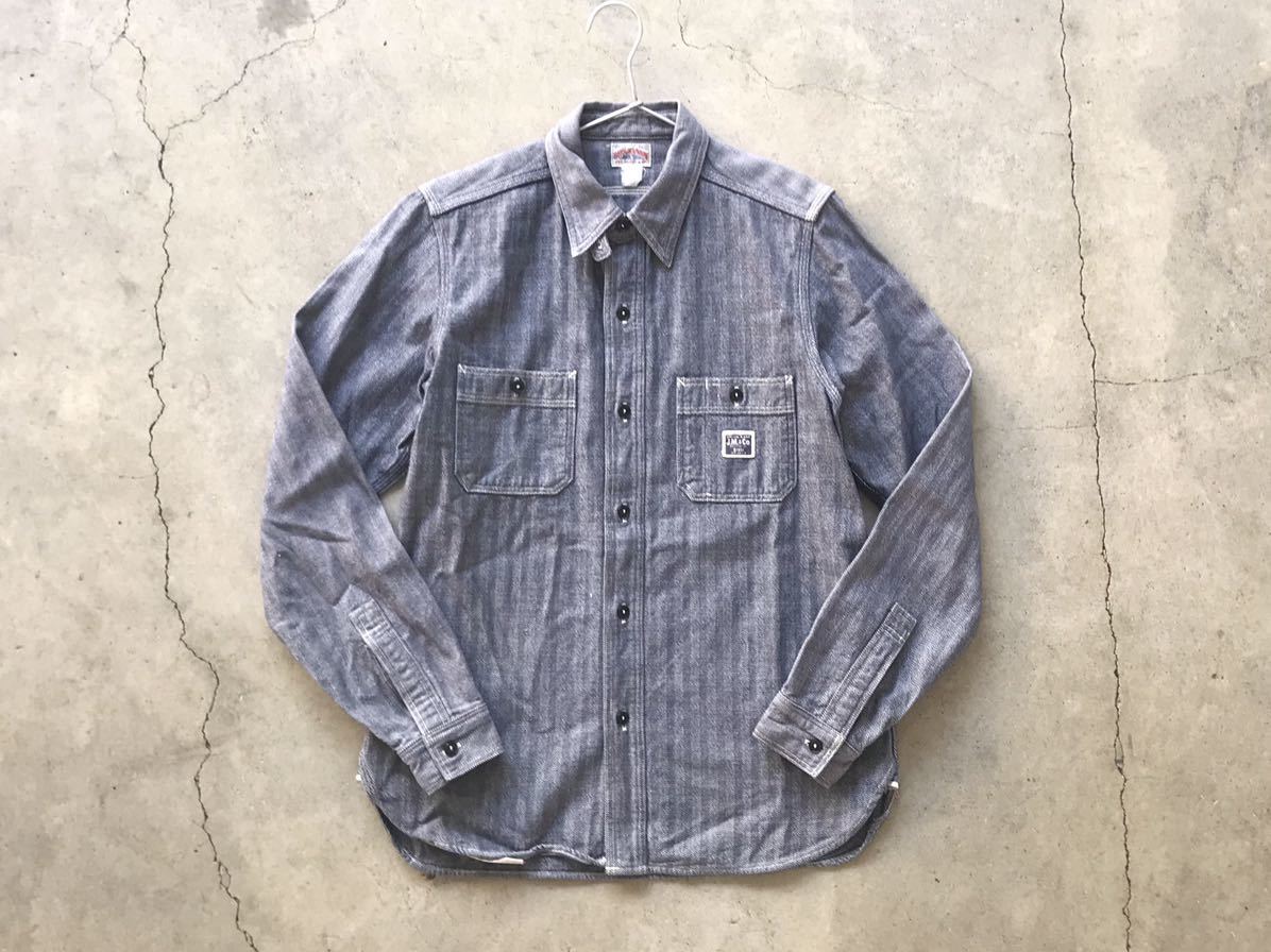 THE REAL McCOY'S [Lot 532S] ヘリンボーンシャツ 16 ザ・リアル