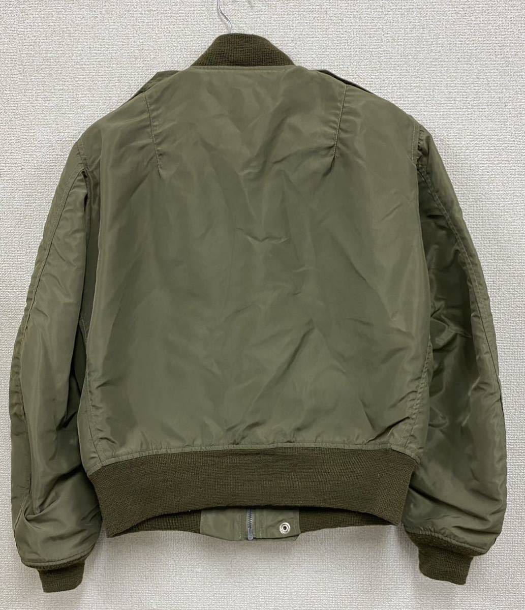バズリクソンズ L-2 MA-1フライトジャケット カーキ y069 BUZZ RICKSON''S バズリクソンズ フライトジャケット L-2B ◇36