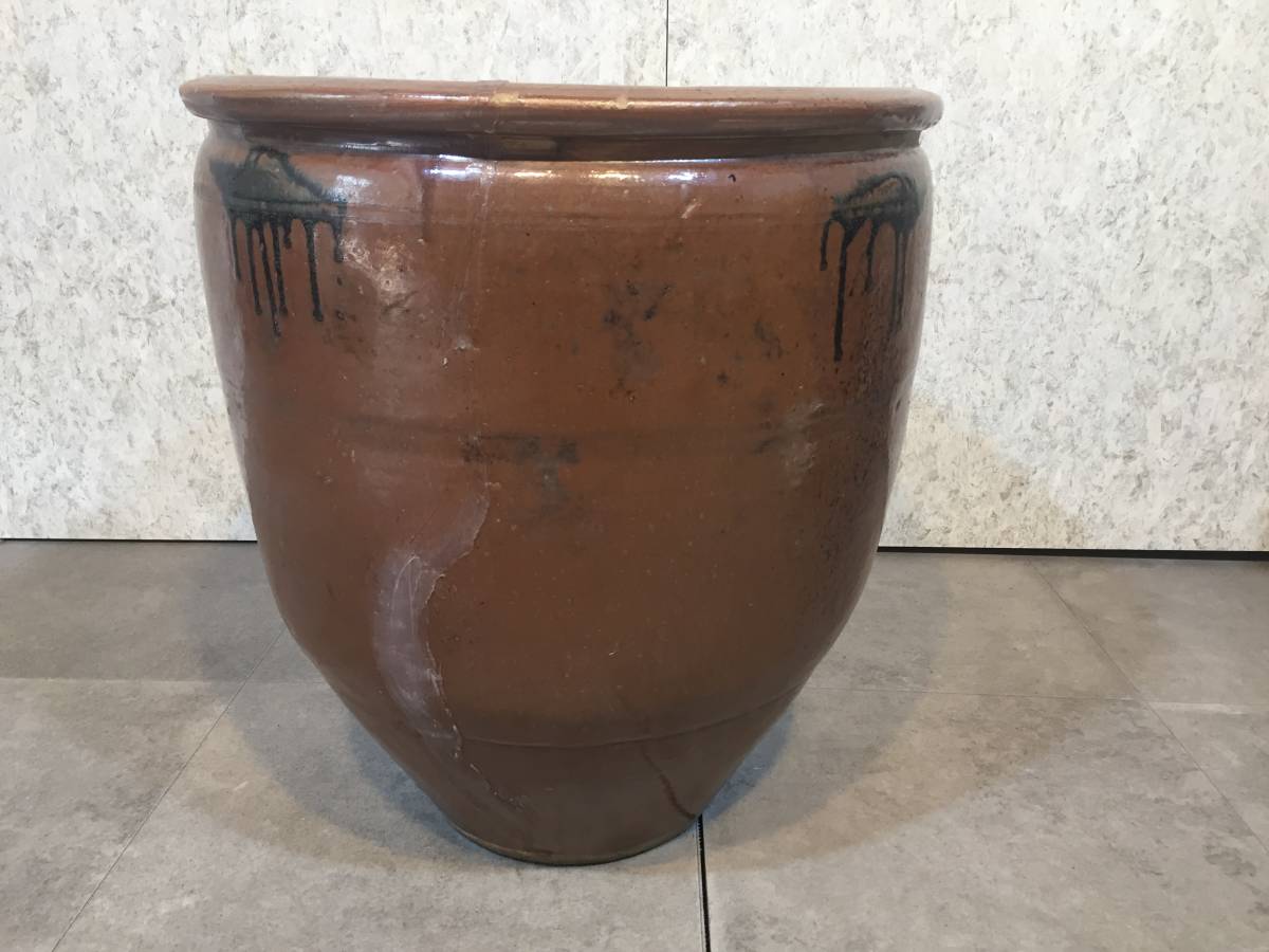 大型傘立て　アンティーク傘立て　陶器傘立て　壺　大型壺 大型傘立てアンティーク傘立て陶器傘立て壺大型壺