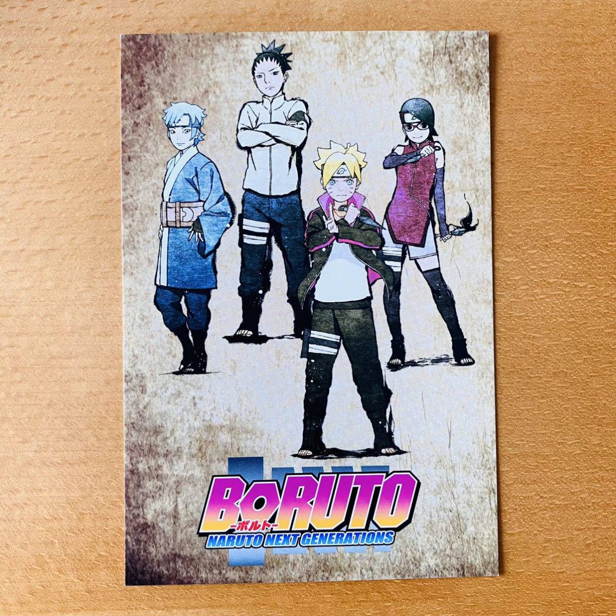 新品】NARUTO ナルト BORUTOメモリアルポストカードセットA 家族
