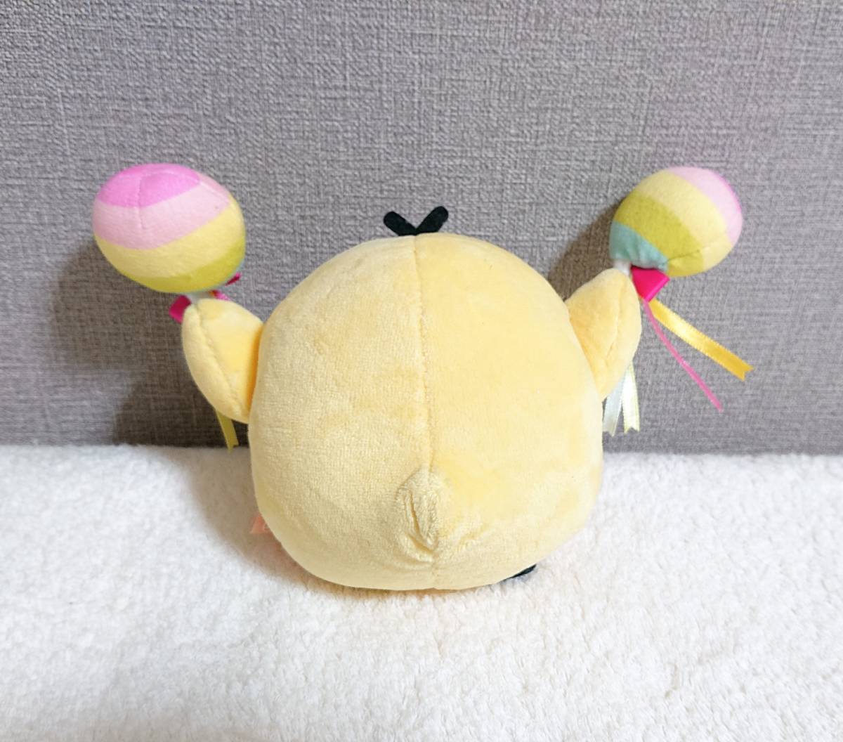 キイロイトリ あつめてぬいぐるみ ハッピーレインボー マラカス