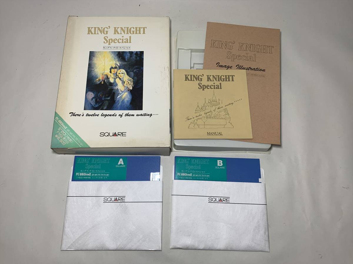 京都⑥＄ 希少【放出品】PC-8801 キングス・ナイト・スペシャル SQUARE