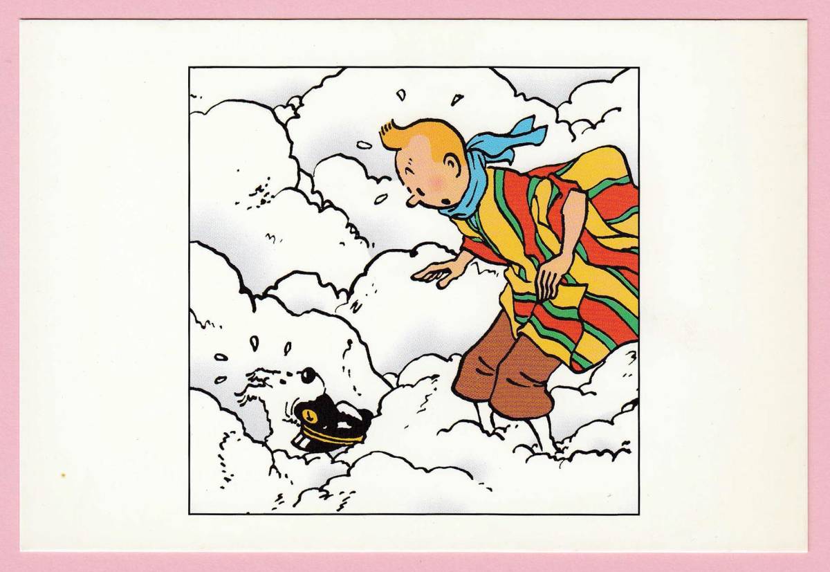 2104b 05 外国絵葉書 かわいいイラスト絵葉書 エルジェ 人気漫画タンタンの冒険 6枚まとめて の落札情報詳細 ヤフオク落札価格情報 オークフリー スマートフォン版