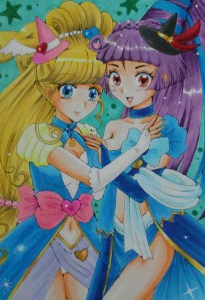 新品 手描きイラスト 魔法使いプリキュア キュアミラクル マジカル サファイアスタイル A5 の落札情報詳細 ヤフオク落札価格情報 オークフリー スマートフォン版