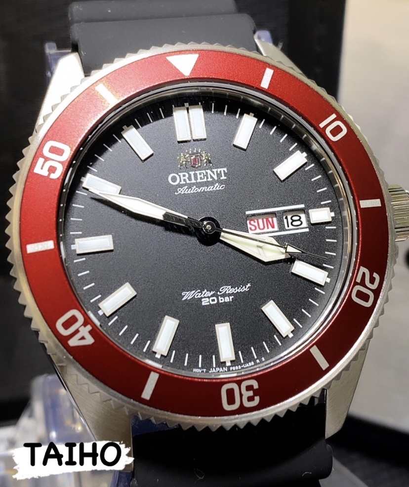 新品】新品 オリエント ORIENT 腕時計 マコⅢ オートマティック 自動巻