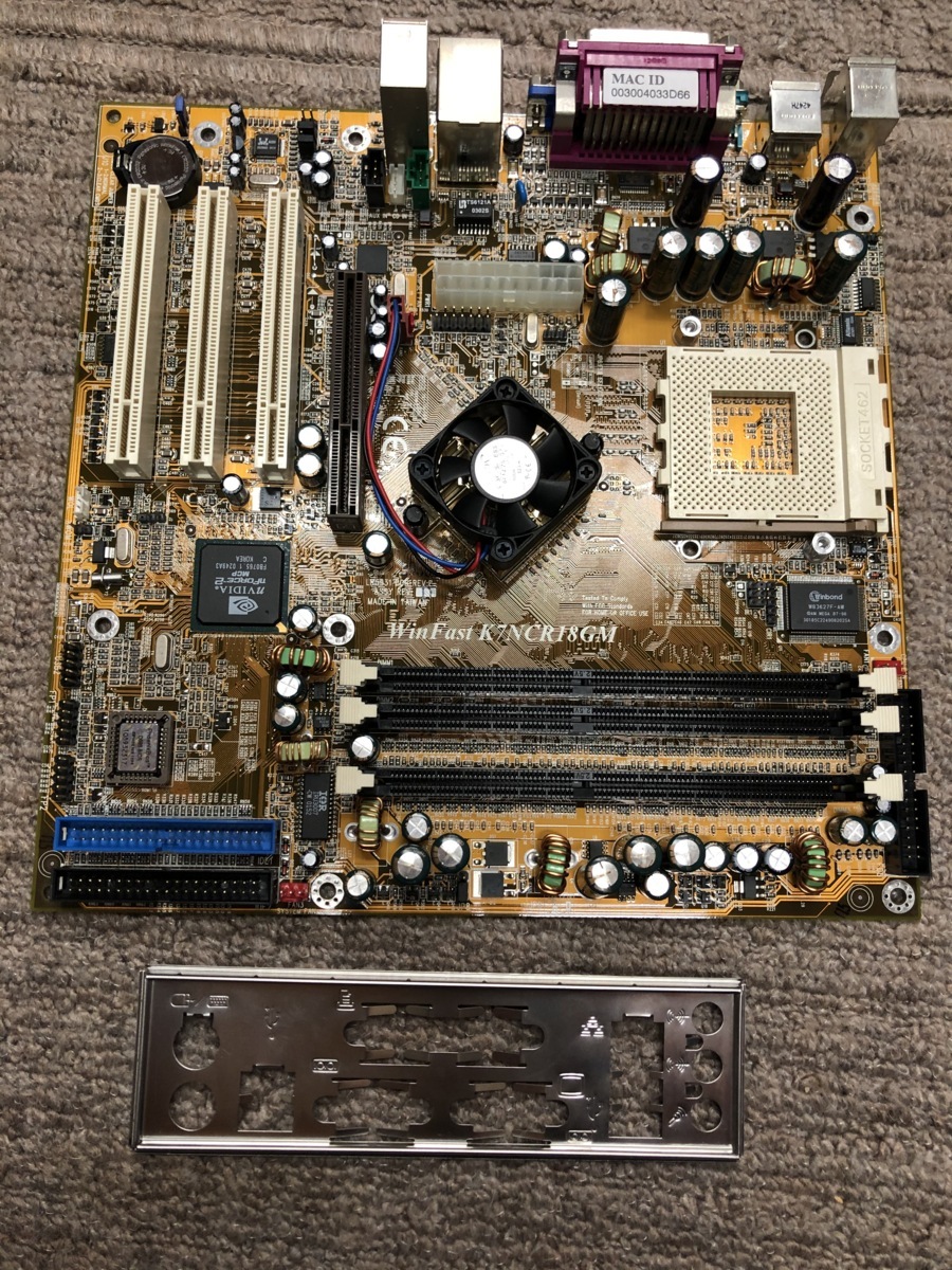Carte Mère Winfast K7NCR18GM Socket 462 - Occasion Testée OK