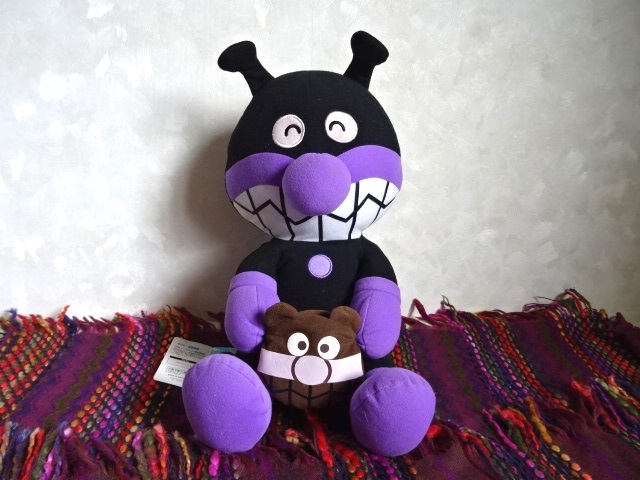 アンパンマン バイキンマンの大きなぬいぐるみ アミューズ 非売品 自宅保管 小物入れ付 の落札情報詳細 ヤフオク落札価格情報 オークフリー スマートフォン版