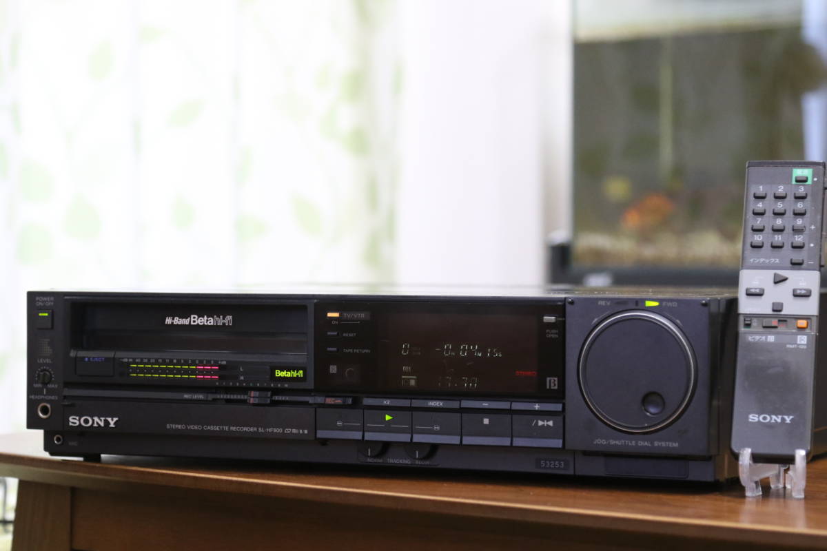 ジャンク】SONY SL-HF900 リモコン2つ 説明書付き SONY ベータビデオ