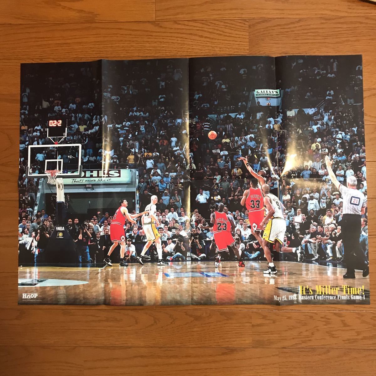 未使用品 1998年 マイケル ジョーダン LAST SHOT 掛け時計 新品】希少