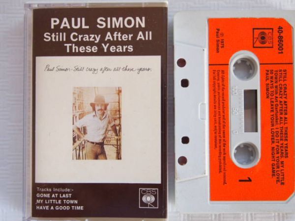 再生確認済UK製カセット】Paul Simon / Still Crazy After All These  