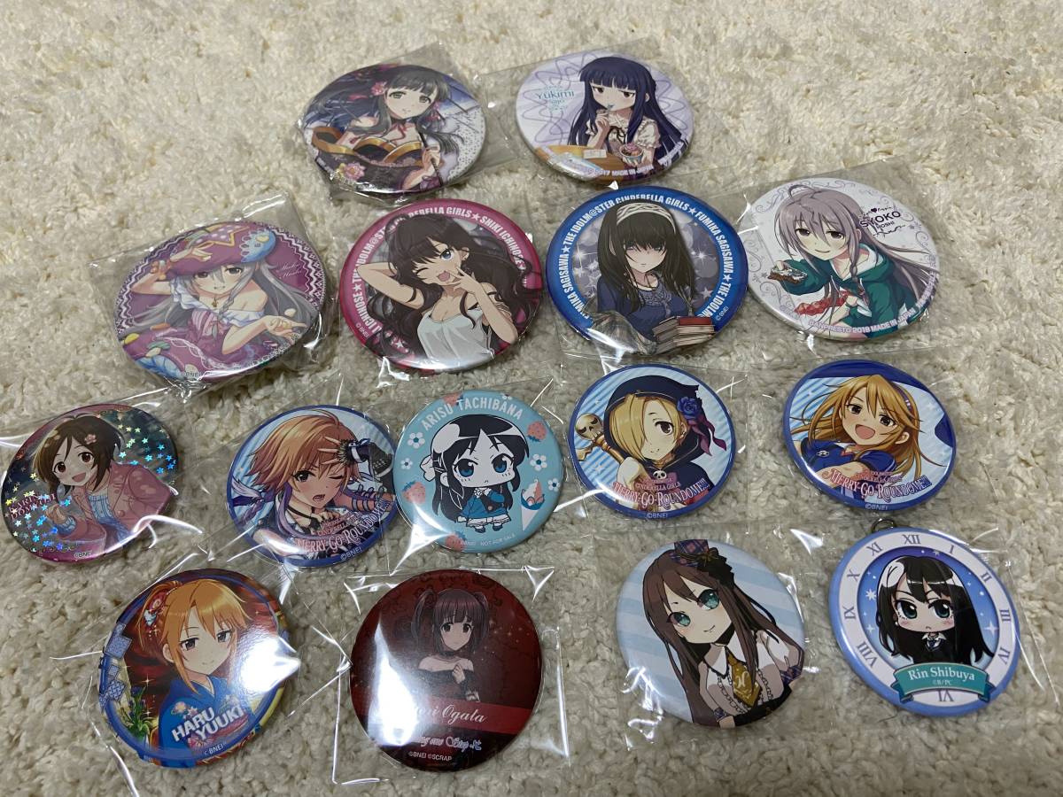 アイドルマスター シンデレラガールズ 6thlive ナムコ ホロ 等 缶バッジ 15個 セット 白坂小梅 一ノ瀬志希 二宮飛鳥 結城晴 鷺沢文香 等 の落札情報詳細 ヤフオク落札価格情報 オークフリー スマートフォン版