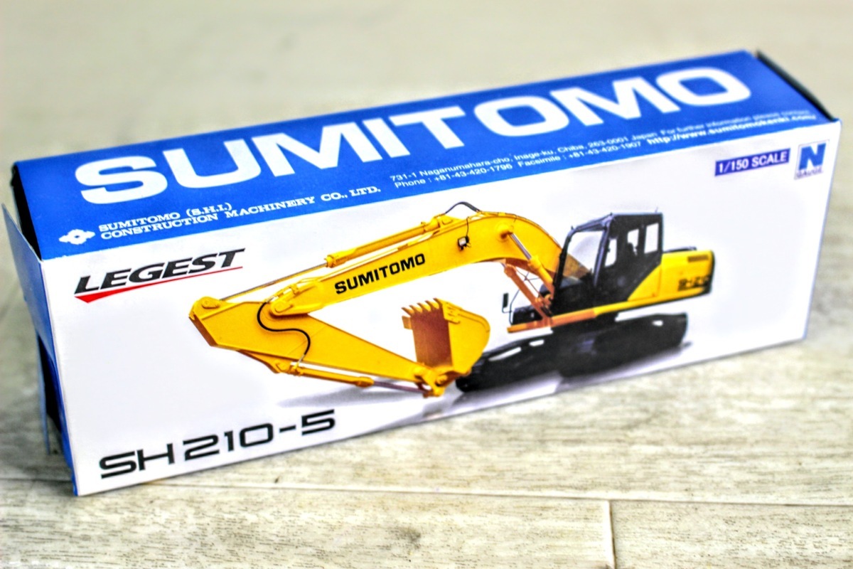 ショベルカー非売品SUMITOMO  SH210-5    1/150サイズ 新品】No.5168【未開封品】Nゲージ LEGEST SUMITOMO SH210-5 1/150