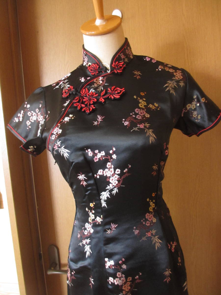 新品 新品 Cathaya Silk 花柄チャイナドレス ワンピース 結婚式パーティーフォーマルコスプレお水 の落札情報詳細 ヤフオク落札価格情報 オークフリー スマートフォン版