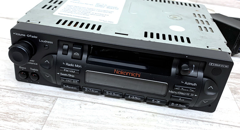 □Nakamichi Mobile Tuner Deck1 MTD-1 カセットデッキ カーステ