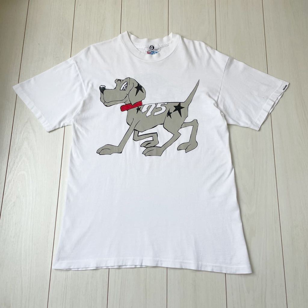 グッドイナフ 初期 90s デカロゴ スウェット アメリカ製 犬