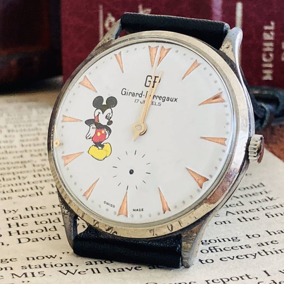 □ジャンク□ジラールペルゴ【Girard Perregaux】ミッキーマウス