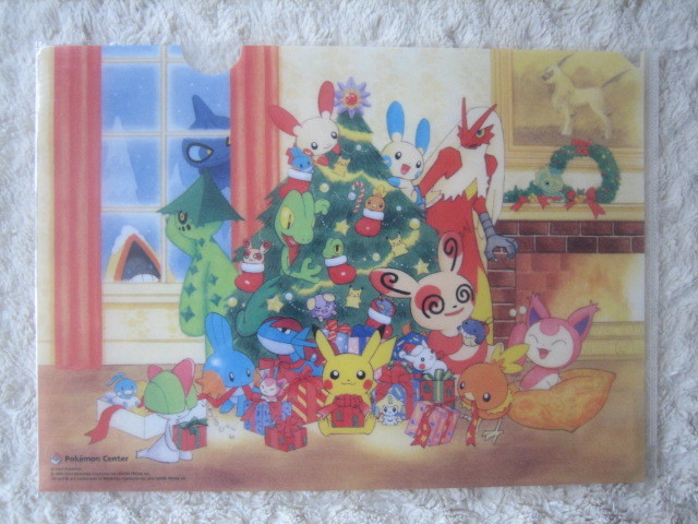 ☆ポケモンセンター クリアファイル 2003 クリスマス☆パッチール