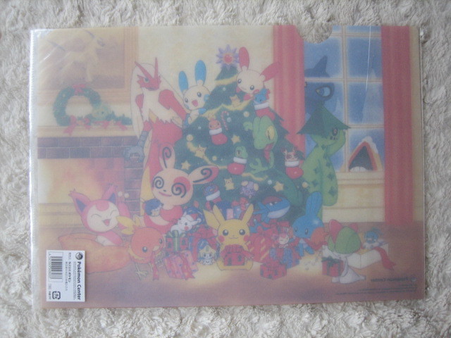 ☆ポケモンセンター クリアファイル 2003 クリスマス☆パッチール