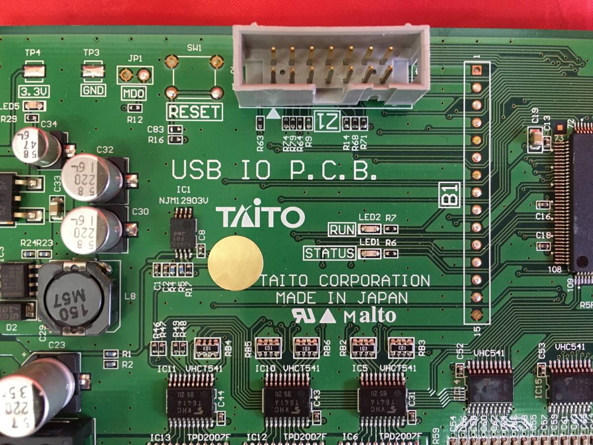 中古 タイトー I/Oボード K9101258A（J9100647A）2枚セット