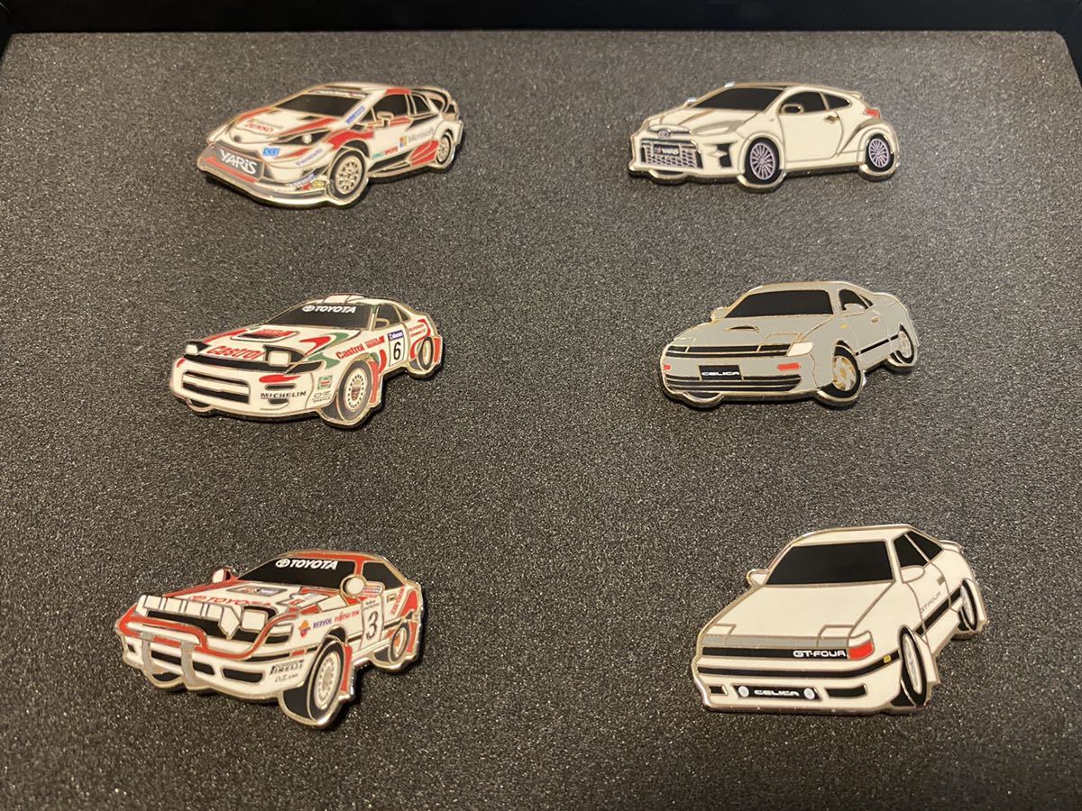 GRヤリス 非売品 ピンバッチ セット TOYOTA GAZOO Racing WRC セリカ