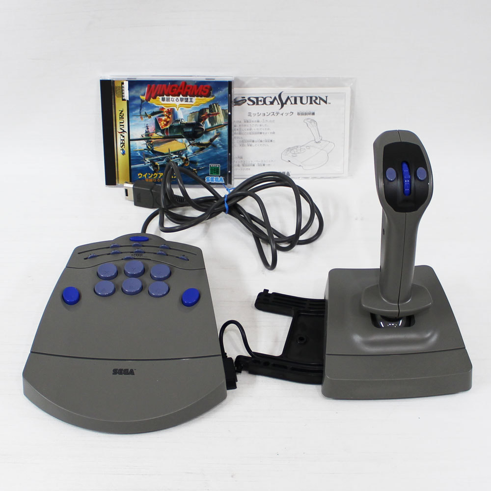 セガサターン アナログコントローラー ミッションスティック HSS-0114 Yahoo!オークション -「hss-0114」(サターン) (セガ)の落札相場