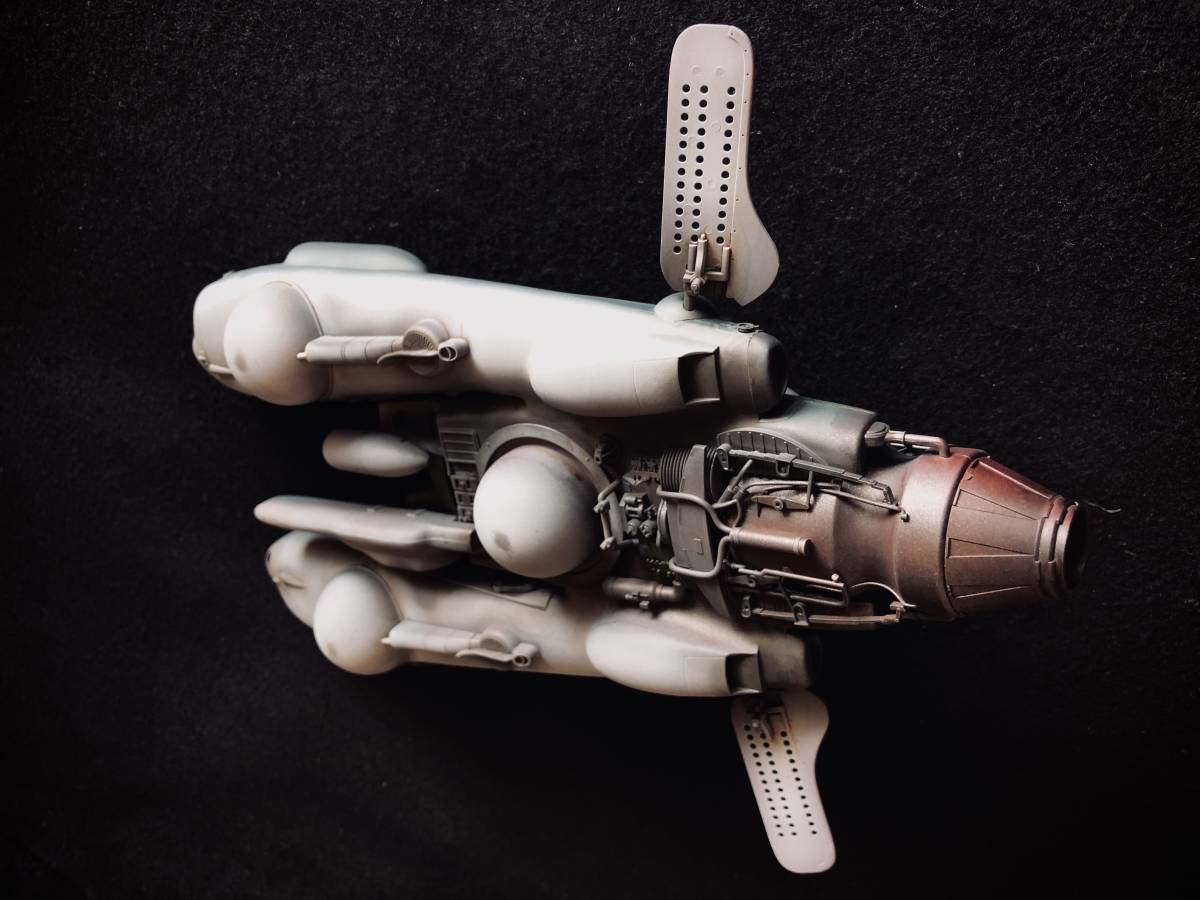 完成品】1/20 グリフォン Ma.k. ハセガワ 反重力装甲戦闘機 Pkf.85bis