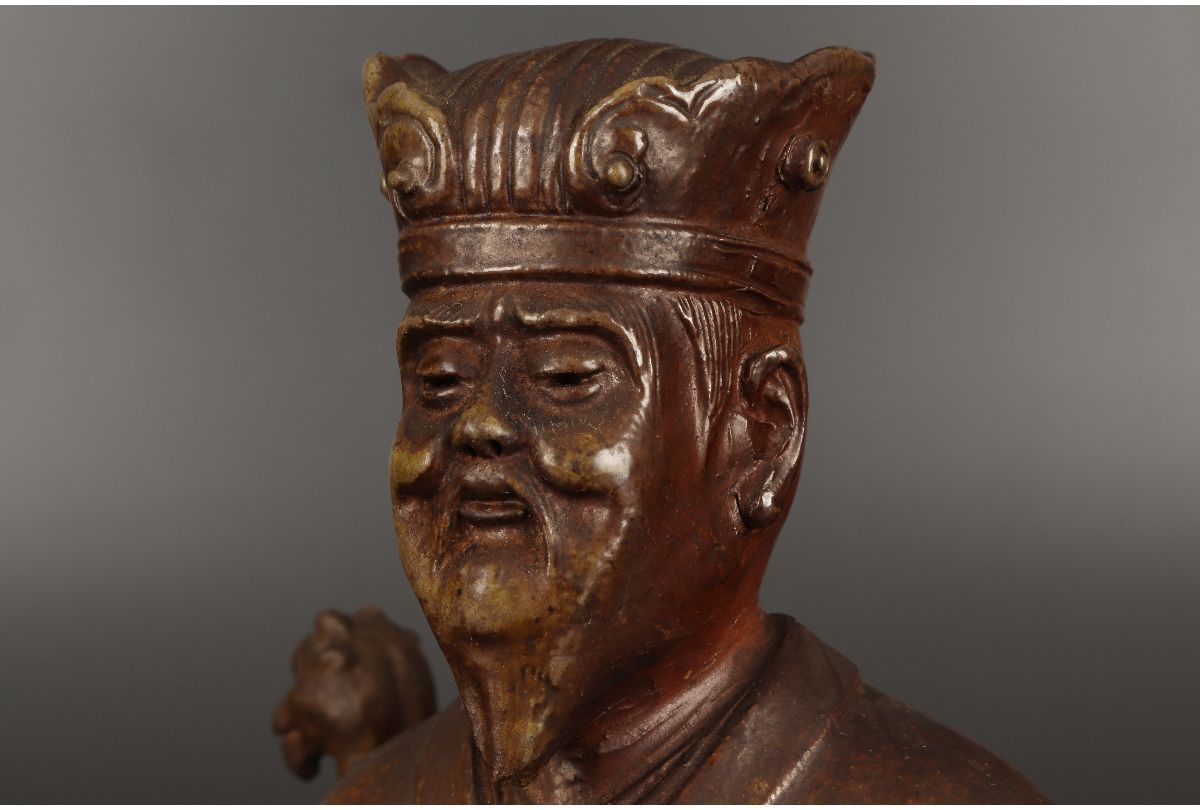 古備前 長十郎友敬作 中国皇帝像 時代物