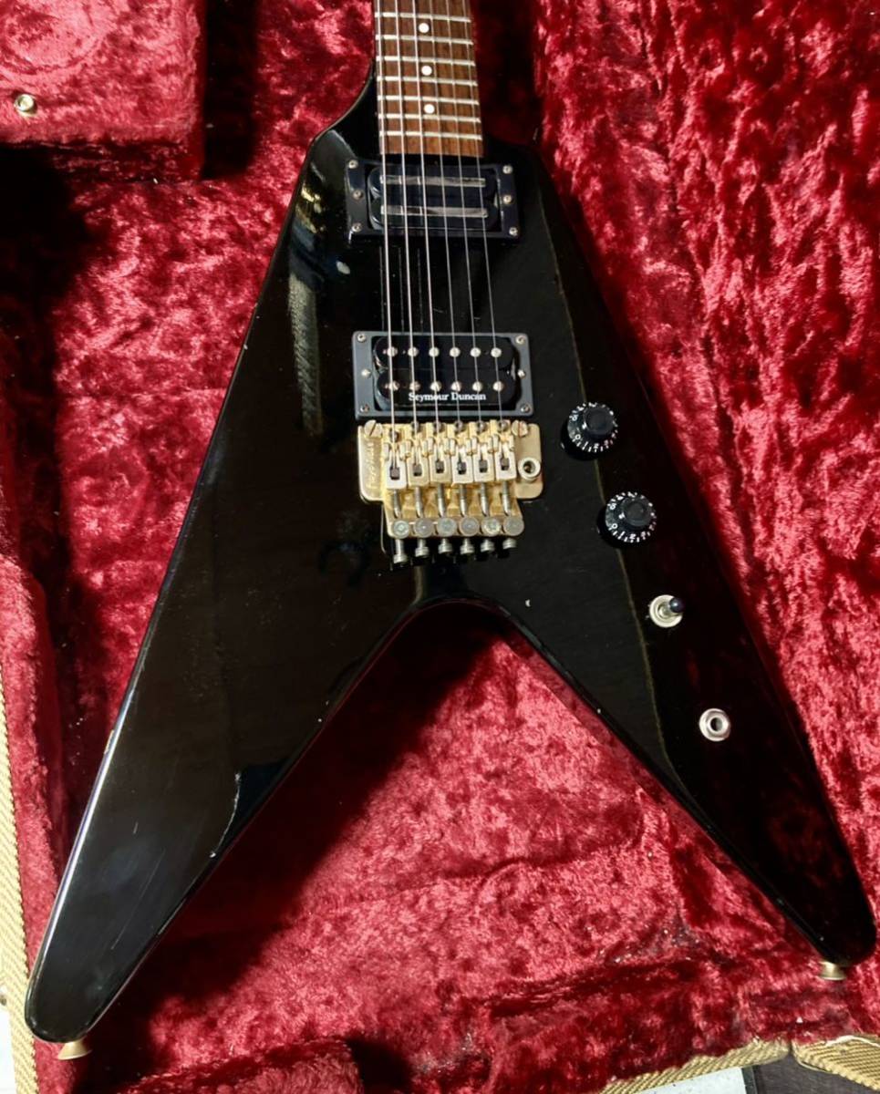 フライングV フェルナンデス？ HEAD CRASHER 動作品 エレキギター