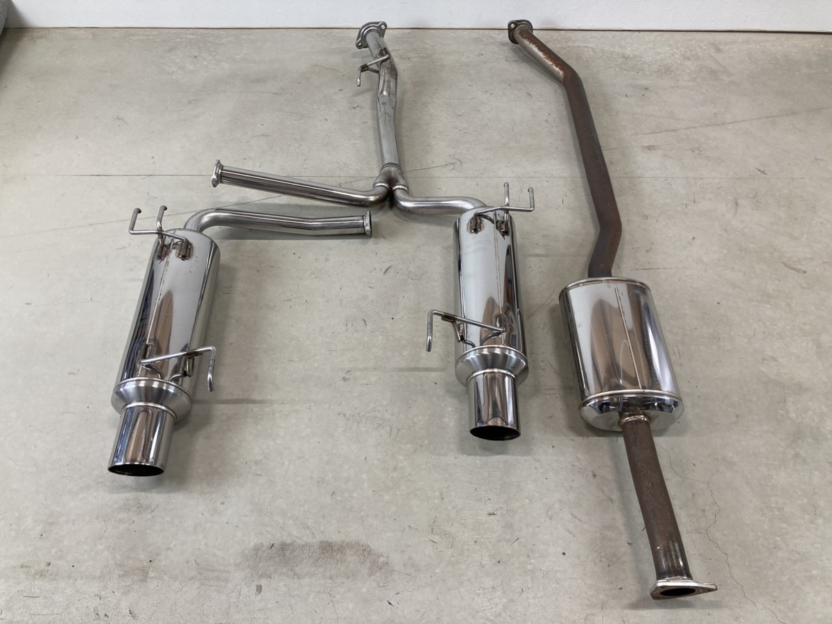 MUGEN ステンレス マフラー 本体 取扱説明書付き MUGEN Performance