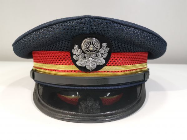 8-283 国鉄 駅長 制帽 帽子 赤帯 1号形（JR 制服 鉄道）の落札情報