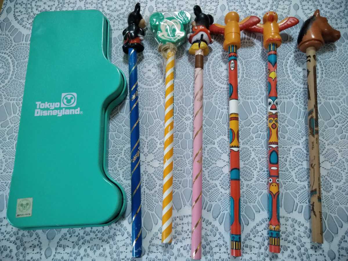 旧 スターツアーズ 缶ペンケース 鉛筆付き 東京ディズニーランド 1989