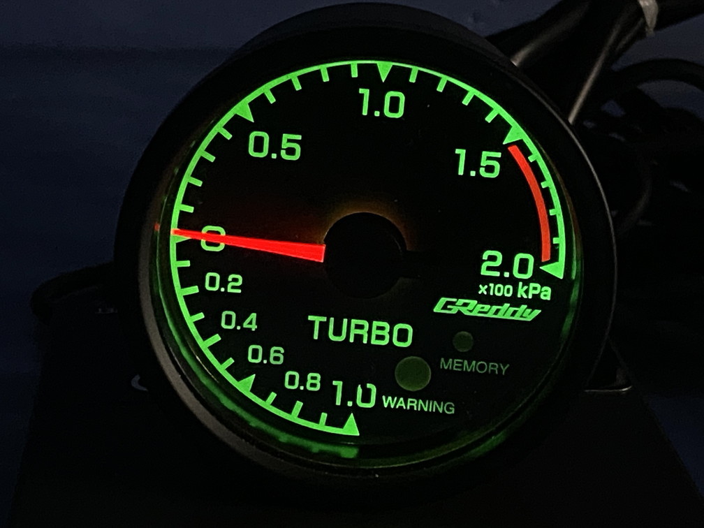 グレッディ 弾き トラスト 追加メーター ブラック 60π ジャンク  