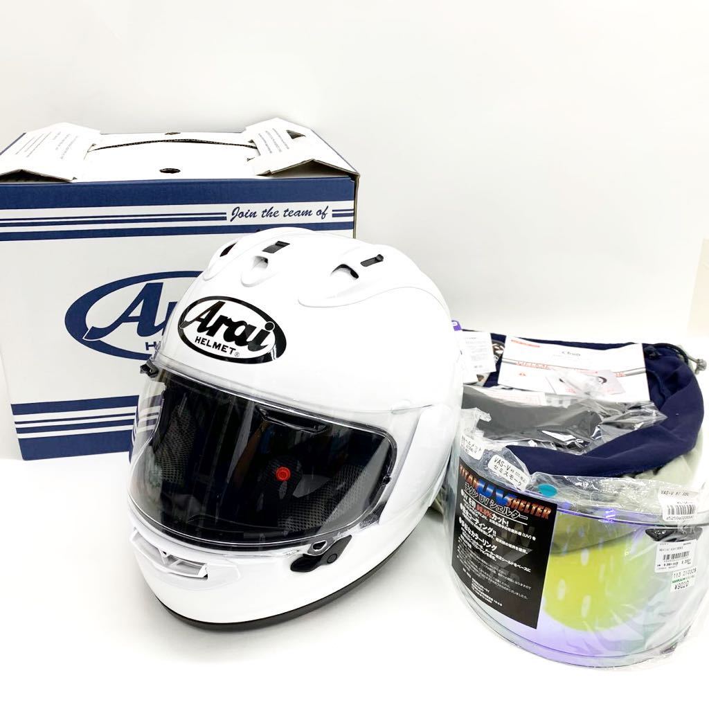 ARAI RX-7X GLASS WHITE グラス ホワイトsize L Arai RX-7x