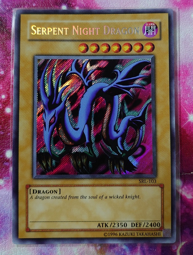 目立った傷や汚れなし】遊戯王 英語版 SRL-103 エビルナイト・ドラゴン