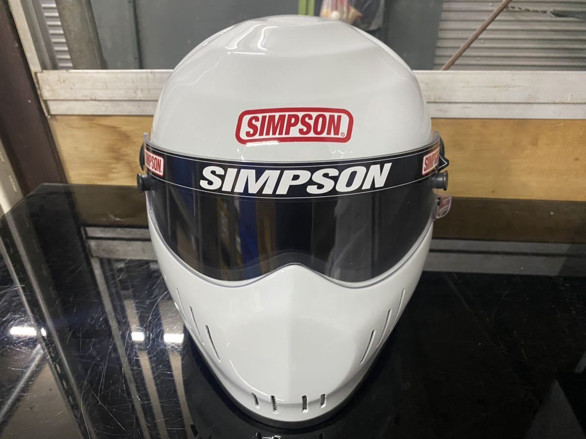 SIMSON ホワイト ヘルメットRX8 Garage Sale - Simpson RX8 Sidewinder Fresh Air Version