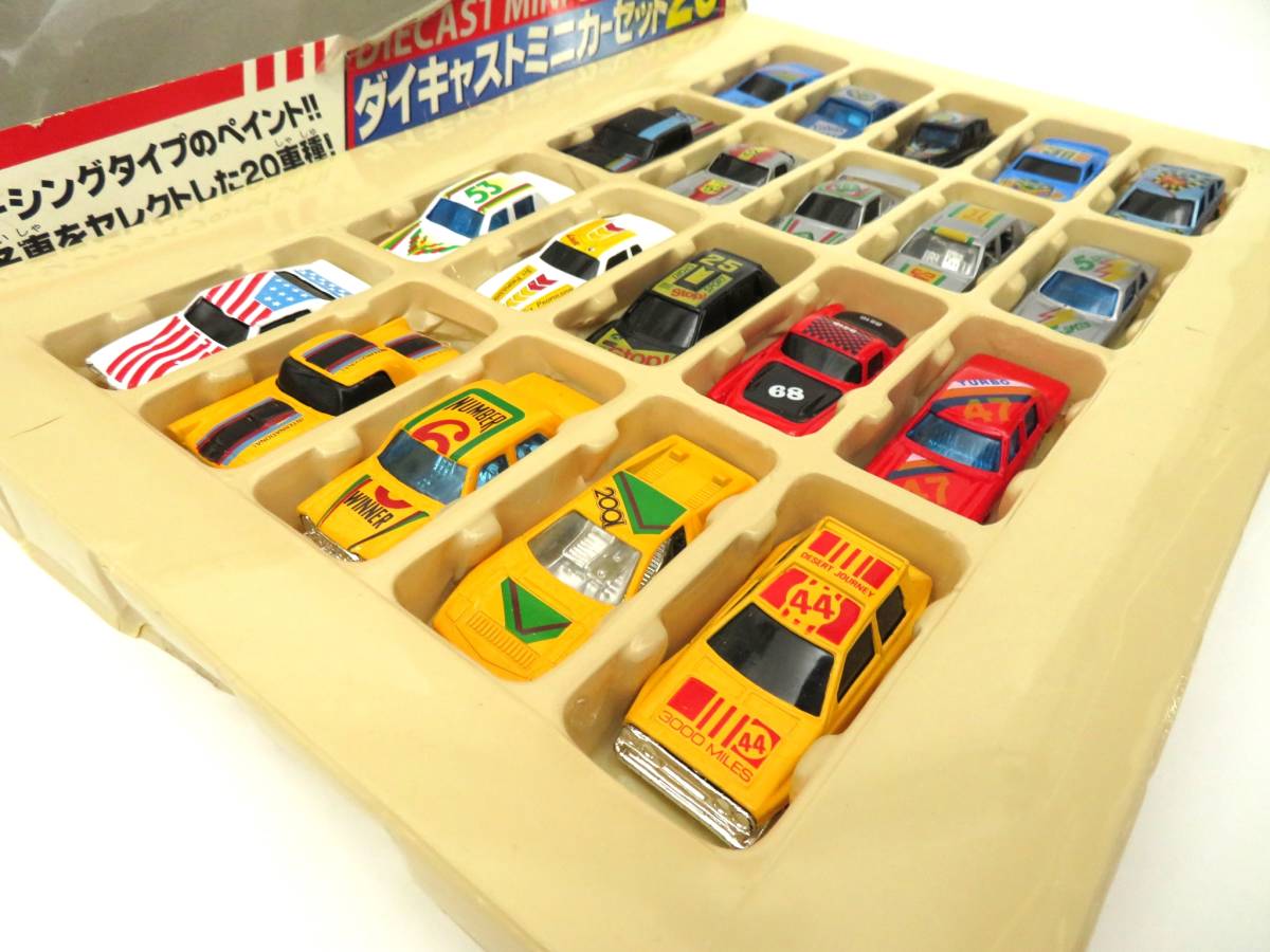 マルカ　ミニカー　お揃い やや傷や汚れあり】t001 MARUKA マルカ ダイキャストミニカーセット 20
