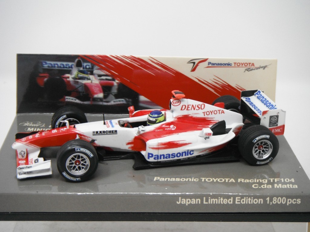 1/18 F1 パナソニックトヨタレーシング　ヤルノ トゥルーリ MINICHAMPS 1/18 Panasonic TOYOTA 限定品