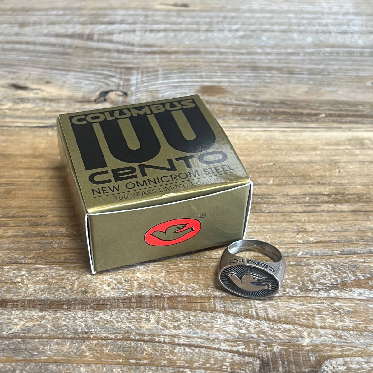 【目立った傷や汚れなし】レア COLUMBUS CENTO RING SILVER M サイズ コロンバス 指輪 リング campagnolo ...