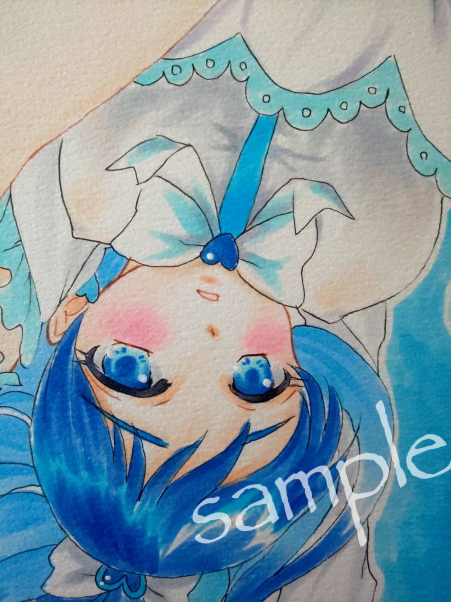 手描きイラスト ふたりはプリキュア キュアホワイト 雪城ほのか 初描き