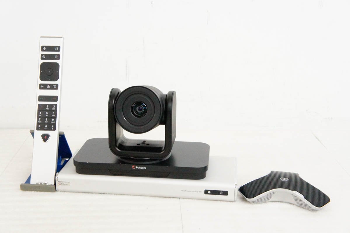 【目立った傷や汚れなし】☆ポリコム テレビ会議システム HDX6000 リモコン/スピーカー/カメラ付 初期化済【K1007R1】 の落札情報詳細