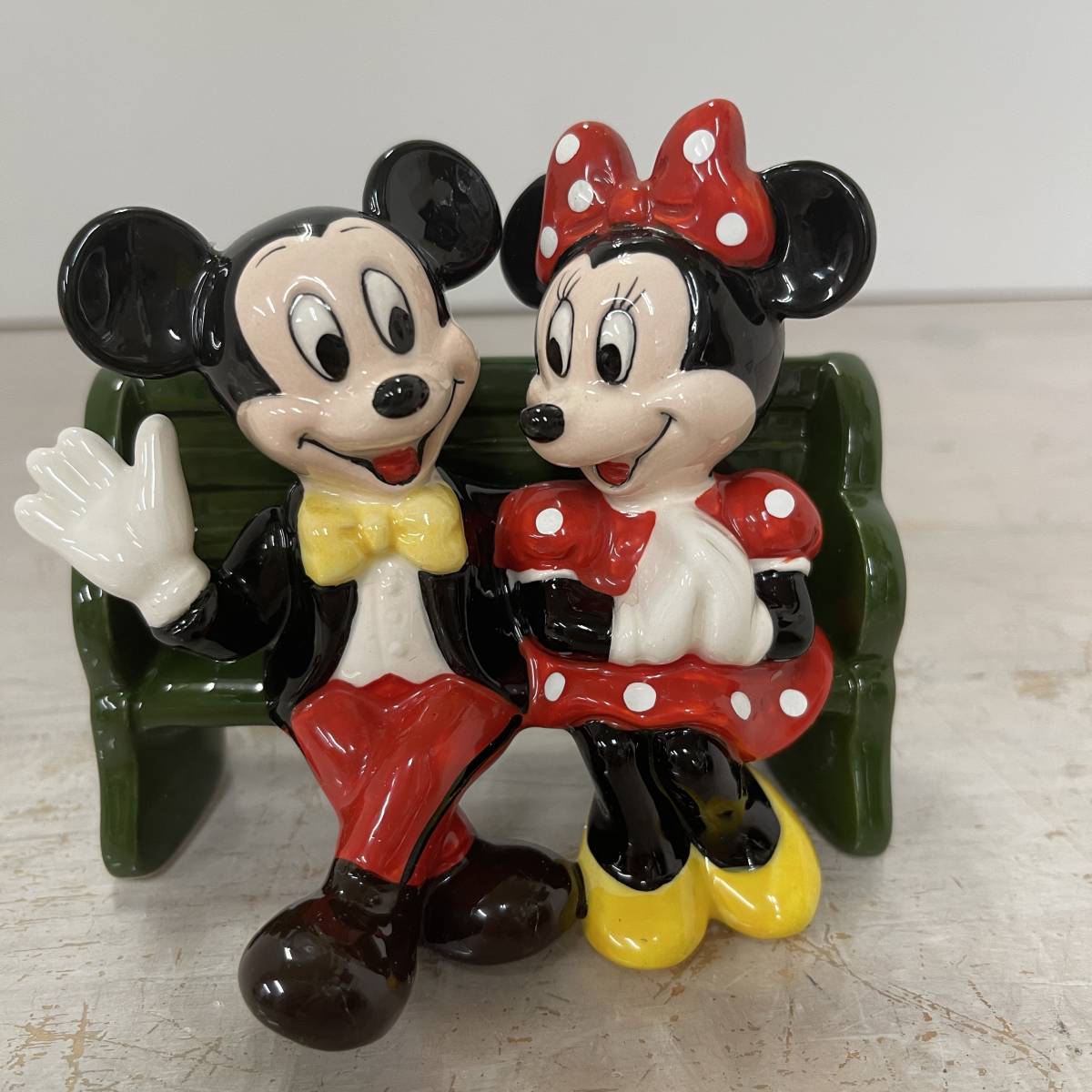 ディズニー　ミッキー　置物　多分1980年代 ディズニー TDL 80年代 開園当時 ヴィンテージ ミッキー