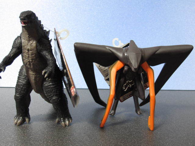 BANDAI 2014 ムートー MUTO ソフビフィギュア タグ付き ゴジラ