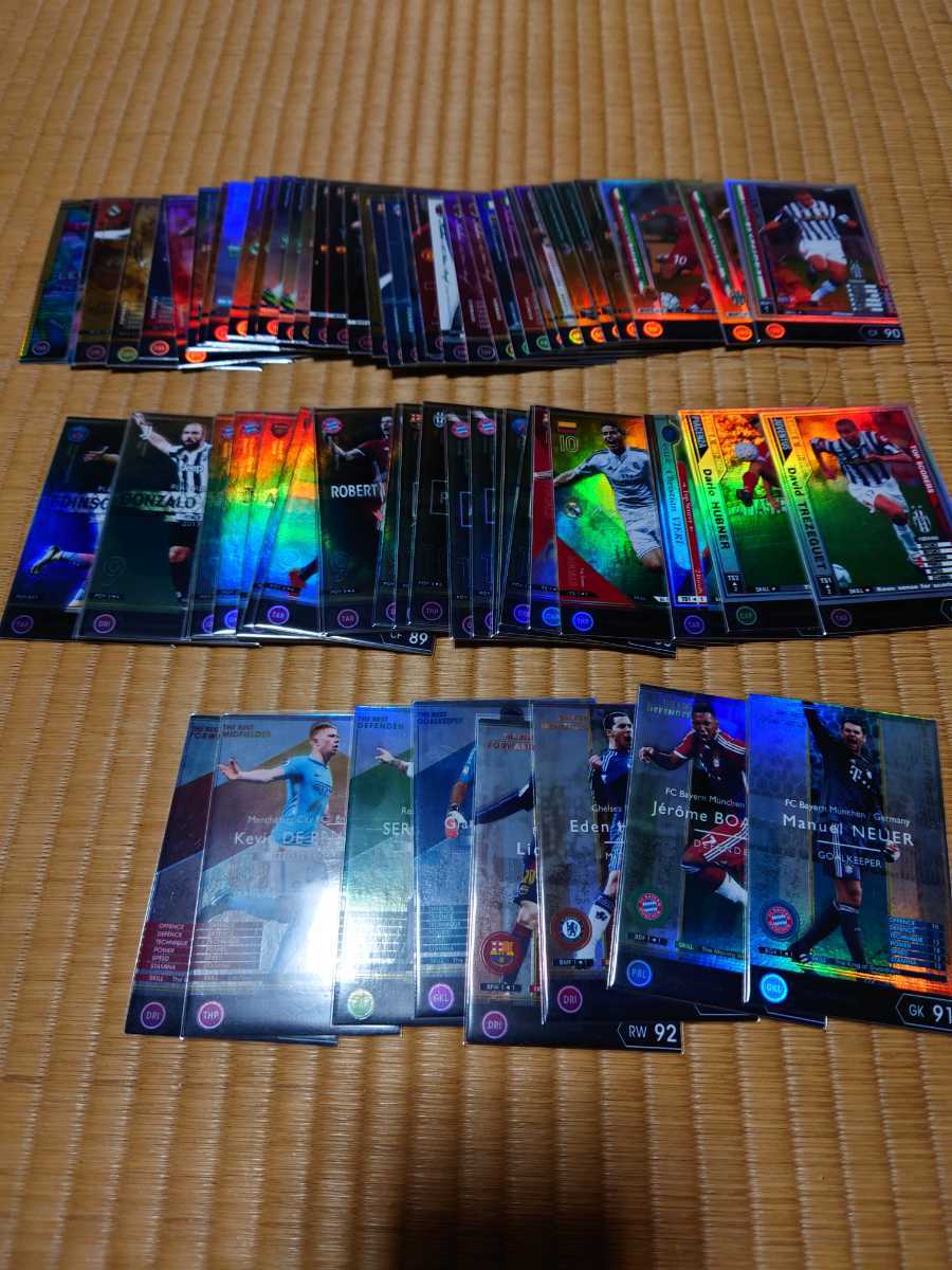 【未使用に近い】1円スタート WCCF FOOTISTA 変換済 MVP TS POY Best コンプ セット メッシ クリロナ ...