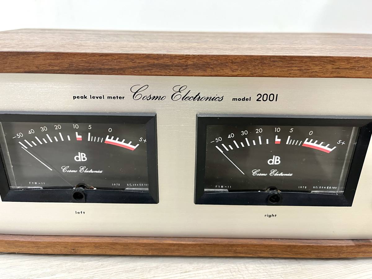 Cosmo Electronics ピークレベルメーター 2001 Yahoo!オークション - COSMO ELECTRONICS MODEL 2001 ピーク